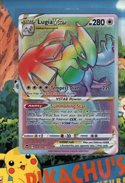 Pokemon TCG Lugia VSTAR (Secret) 202/195 Silver Tempest NM/M - Image 1