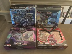 4 Pokemon League Battle Decks Urshifu, Lyca,Corv, Calyrex, Vmax Factory NIB - Image 1
