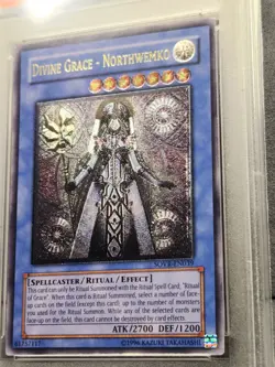 PSA 8 2009 YUGIOH SOVR-EN039 DIVINE GRACE-NORTHWEMKO ULTIMATE NEAR MINT-MINT - Image 3