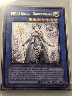 PSA 8 2009 YUGIOH SOVR-EN039 DIVINE GRACE-NORTHWEMKO ULTIMATE NEAR MINT-MINT - Image 4