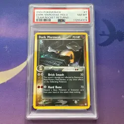 PSA 8 Dark Marowak 7/109 Holo Team Rocket Returns Pokemon Card - Image 1