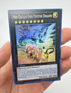 Yu-Gi-Oh! Neo Galaxy-Eyes Photon Dragon (GAOV-EN041, Ghost Rare) Very Light Play - Image 2