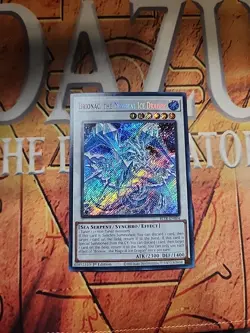 Brionac, the Magical Ice Dragon BLTR-EN004 Secret Rare 1st Ed NM Yugioh - Image 1
