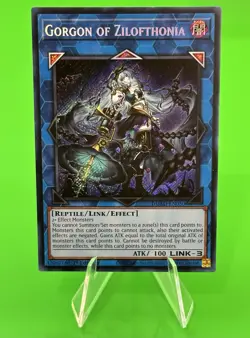Yu-Gi-Oh Duelist's Advance Gorgon of Zilofthonia Secret Rare DUAD-EN050 NM!!! - Image 1