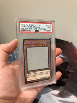 PSA 9 Yu-Gi-Oh Dark Armed Dragon 1st Edition Ghost Rare GFP2-EN179 - Image 2