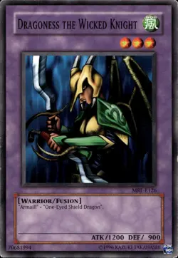 Dragoness the Wicked Knight Unl Ed Common MRL-E126 Yu-Gi-Oh! - Image 1