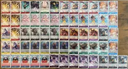Japanese One Piece (61) Card Lot Foil NM - Image 1