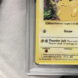 [PSA10] mc12 Pokemon Card English Version Pikachu Yellow Cheek Shadowless Psa10 - Image 4