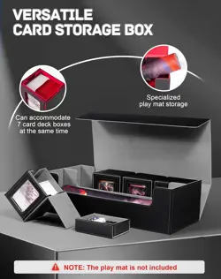 MTG Card Storage Box 5 in 1 with 4 Pcs Small Commander Deck Box, Large Card D... - Image 5