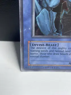 Obelisk the Tormentor GBI-002 Ultra Rare Egyptian God Card Heavy Play AE - Image 5