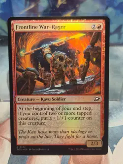 FOIL C 0134 Frontline War-Rager Common Edge of Eternities MTG Card Instant Red - Image 1