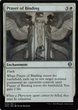 028/281 PRAYER OF BINDING UNCOMMON DOMINARIA UNITED MTG CARD - Image 1