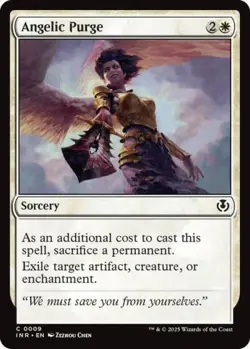 Angelic Purge -Foil Medium Play MTG Innistrad Remastered - Image 1
