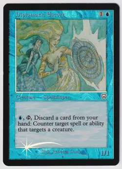 MTG Foil 1X Diplomatic Escort X1 Mercadian Masques Magic - MP - Image 1