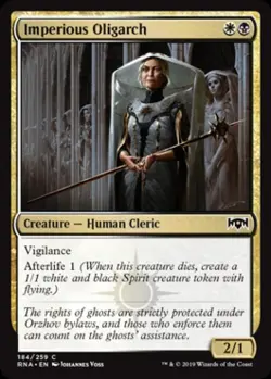 Imperious Oligarch - Near Mint MTG Ravnica Allegiance - Image 1