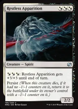 Restless Apparition -Foil Medium Play MTG Modern Masters 2015 - Image 1
