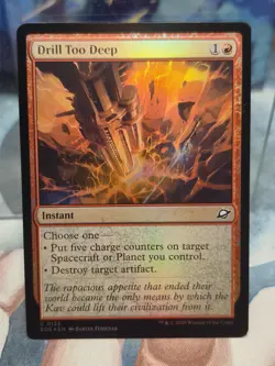 FOIL C 0133 Drill Too Deep Common Edge of Eternities MTG Card Instant Red - Image 1