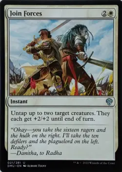 021/281 JOIN FORCES UNCOMMON DOMINARIA UNITED MTG CARD - Image 1