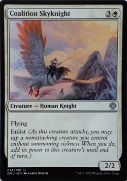 014/281 COALITION SKYKNIGHT UNCOMMON DOMINARIA UNITED MTG CARD - Image 1