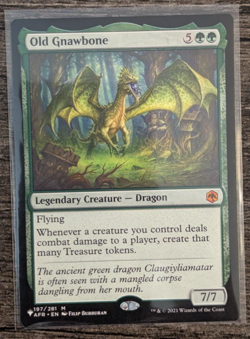 MTG: Old Gnawbone (Adventures in the Forgotten Realms)(MYTHIC RARE) - Image 1