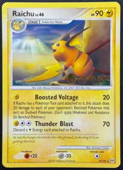 Pokemon Raichu 27/99 Platinum Arceus Prerelease Stamped Promo - Image 1