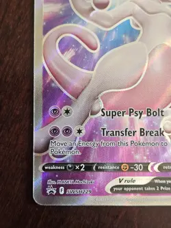 SWSH: Sword & Shield Promo Cards #SWSH229 Mewtwo V MINT!! Pokemon TCG - Image 5