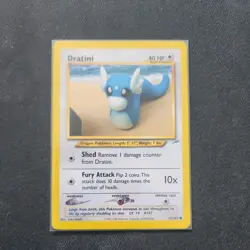 Dratini 63/105 2002 Neo Destiny Pokemon Card Vintage WOTC Common NM - Image 1