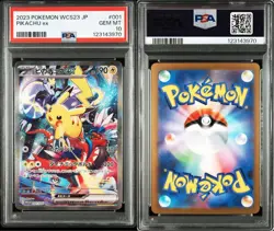 [PSA10] mc12 Pikachu Ex Wcs23 Pokemon World Championship Commemoration - Image 4