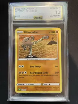 Pokemon CGC 10 Gem Mint TCG Classic Collection Holo Hitmonlee CLV 011/034 - Image 1