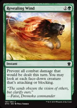 Revealing Wind - Medium Play MTG Dragons of Tarkir - Image 1
