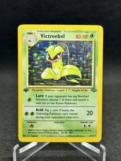 Pokemon TCG Victreebel 14/64 Jungle 1st Edition Holo Rare Moderately Played - Image 1