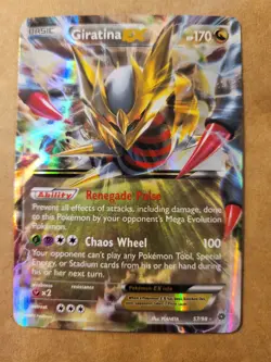 Pokemon TCG Giratina-EX Ancient Origins XY 57/98 Holo Rare EX English 2015 LP - Image 1