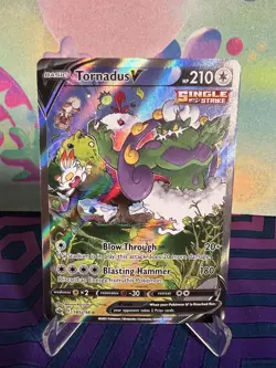 Tornadus V Chilling Reign 185/198 - Pokemon TCG Holo Full Alt Art Card LP - Image 1