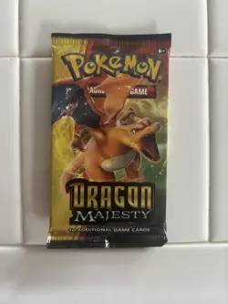 Dragon Majesty - Booster Pack Pokemon TCG​​ Charizard Art Factory Sealed - Image 1