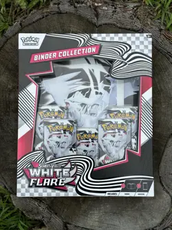 Pokemon Scarlet & Violet Black Bolt & White Flare Binder Collection! SEALED! - Image 1