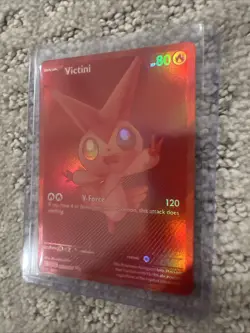Red Victini 171/086 Black Bolt Pokemon Card Rare Pack Fresh Near Mint - Image 3
