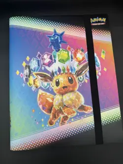Pokemon Prismatic Evolutions Eevee Binder Only - Image 1