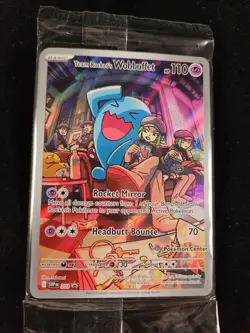 Team Rocket's Wobbuffet (Pokemon Center Exclusive) Promo - SVP 203 - Sealed - Image 1