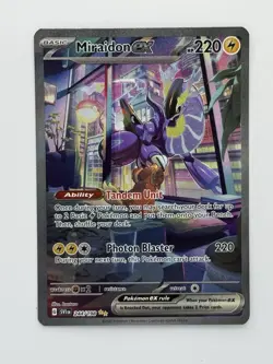 Miraidon ex 244/198 Sv01: Scarlet & Violet Base Set Holo Pokemon Rare Full Art - Image 2