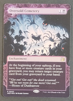 MTG - 1x Oversold Cemetery - Wilds of Eldraine Enchanting Tales - NM - Magic - Image 1