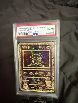 2000 Pokemon Game Promo Ancient Mew Holo Card PSA 8 Pokemon 2000 Movie - Image 1