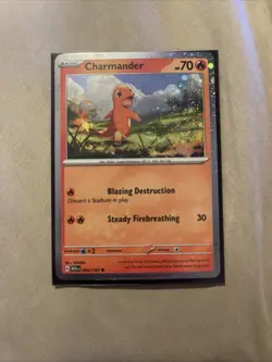 Pokemon Charizard ex SVP 161 Promo, Charmander 004/165 Charmeleon 005/165 - Image 3