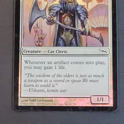 MTG - 1x Leonin Elder - Mirrodin - LP - Foil - White - Magic The Gathering 2003 - Image 4