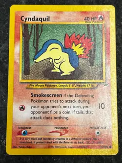 Cyndaquil 61/105 - Neo Destiny Regular Vintage Pokemon TCG Card LP - Image 1