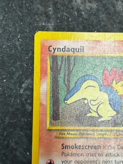 Cyndaquil 61/105 - Neo Destiny Regular Vintage Pokemon TCG Card LP - Image 5