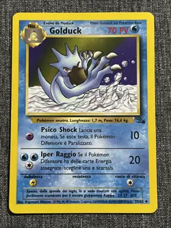 Pokemon TCG Golduck Fossil Card 35/62 Regular 1999-2000 Wizards ITALIAN - Image 1
