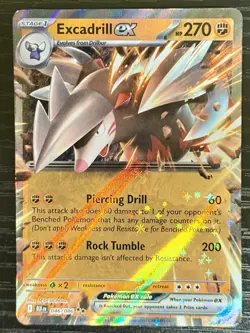 Excadrill ex 046/086 BLK: Black Bolt English Pokemon Card NM - Image 1