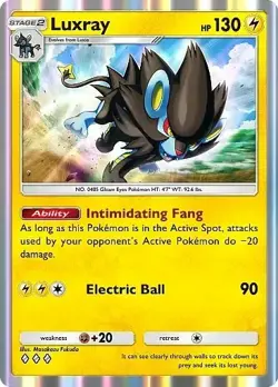 A3a Luxray (ENG) - Pokemon TCG Pocket Trade 3 Diamond Card (♢♢♢) - Image 1