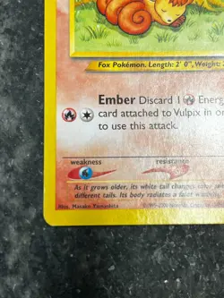 Vulpix 91/105 - Neo Destiny Vintage Pokemon TCG Card LP - Image 2