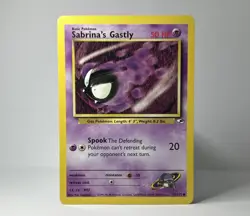 Sabrina's Gastly Gym Heroes 93/132 Common Non Holo 1999 NM+ Pokemon TCG Card - Image 1